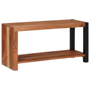vidaXL Boekenkast Bruin 80 x 30 x 40 cm Massief Acaciahout