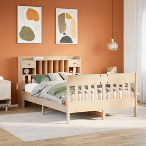 vidaXL Bedframe zonder matras massief grenenhout 140x200 cm