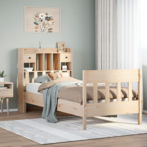 vidaXL Bedframe zonder matras massief grenenhout 90x200 cm
