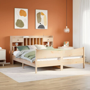 vidaXL Bedframe zonder matras massief grenenhout 180x200 cm