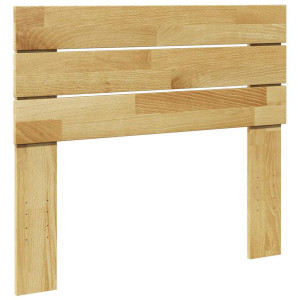 vidaXL Hoofdbord 90 cm massief hout eiken