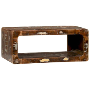 vidaXL TV-kast Multikleur 60 x 30 x 25 cm Massief gerecycled hout
