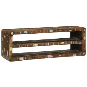 vidaXL TV-kast Multikleur 100 x 32 x 36 cm Massief gerecycled hout