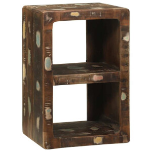 vidaXL TV-kast Multikleur 36 x 30 x 54 cm Massief gerecycled hout