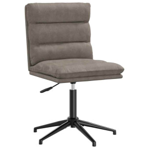 vidaXL Eetkamerstoel kunstleer grijs