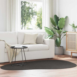 vidaXL Tapijt HUARTE Antraciet 140 x 200 cm Polyester