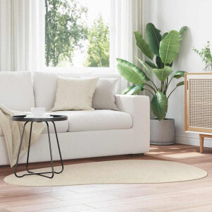 vidaXL Vloerkleden HUARTE Beige 120 x 170 cm Polyester