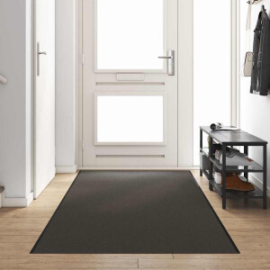 vidaXL Deurmat Antraciet en Zwart 120 x 350 cm Polypropyleen en vinyl