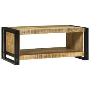 vidaXL Salontafel Bruin 90 x 50 x 38 cm Massief Mango Hout