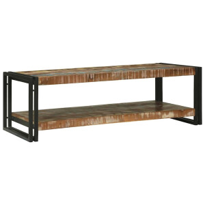 vidaXL Salontafel Multikleur 120 x 50 x 38 cm Massief Gerecycled Hout