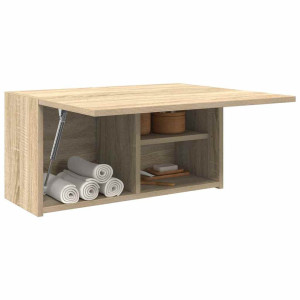 vidaXL Badkamerwandkast 60x25x30 cm bewerkt hout sonoma eikenkleurig