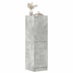vidaXL Keukenkast 38x41,5x131,5 cm bewerkt hout betongrijs