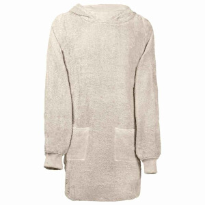 vidaXL Deken hoodie KINN Crème L Katoen