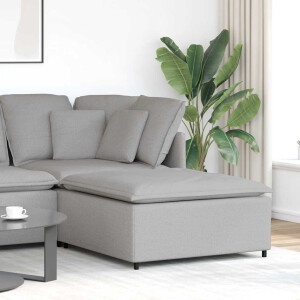 vidaXL Modulaire voetenbank module 100x100x48 cm wolkgrijs