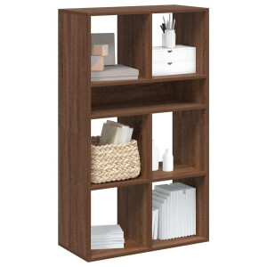 vidaXL Boekenkast 66x31x112 cm bewerkt hout bruin eikenkleur