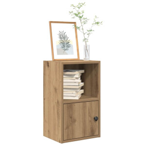 vidaXL Boekenkast 31x24x52 cm bewerkt hout artisanaal eikenkleurig
