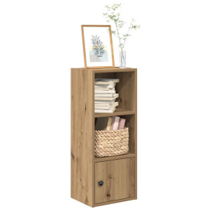vidaXL Boekenkast 31x24x77 cm bewerkt hout artisanaal eikenkleurig
