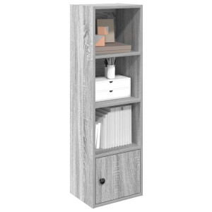 vidaXL Boekenkast 31x24x102 cm bewerkt hout grijs sonoma eikenkleurig