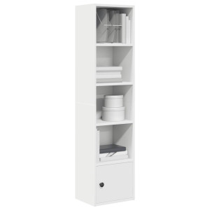 vidaXL Boekenkast 31x24x127 cm bewerkt hout wit