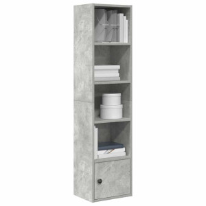 vidaXL Boekenkast 31x24x127 cm bewerkt hout betongrijs