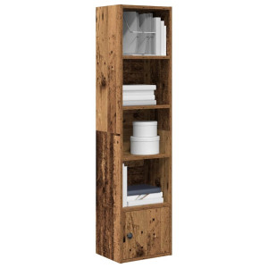 vidaXL Boekenkast 31x24x127 cm bewerkt hout oud houtkleurig