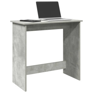 vidaXL Bureau 80x40x75 cm bewerkt hout betongrijs