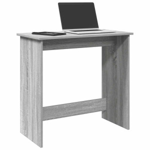 vidaXL Bureau 80x40x75 cm bewerkt hout grijs sonoma eikenkleurig