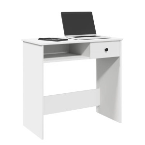 vidaXL Bureau 80x40x75 cm bewerkt hout wit