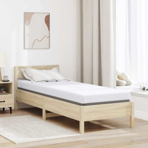 vidaXL Traagschuimmatras topper for Volwassene Zacht 80 x 200 cm Wit
