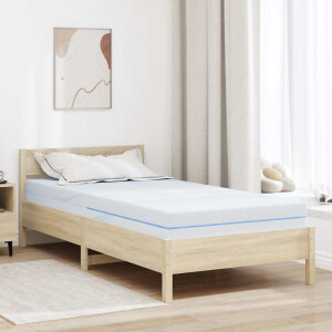 vidaXL Matras Wit 100 x 200 cm Jacquard stof