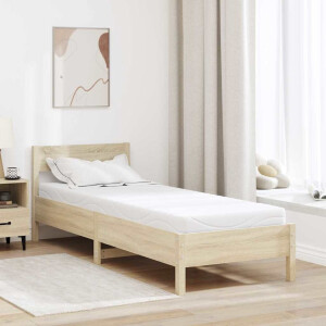 vidaXL Matras Wit 70 x 200 cm Jacquard stof