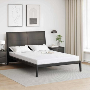 vidaXL Matras Wit 140 x 190 cm Jacquard stof