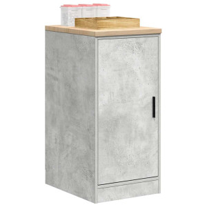 vidaXL Garagekast 40x51x85 cm massief grenenhout betongrijs