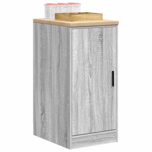 vidaXL Garagekast 40x51x85 cm massief grenenhout grijs sonoma