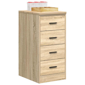 vidaXL Garagekast 40x51x85 cm massief grenenhout sonoma eikenkleurig