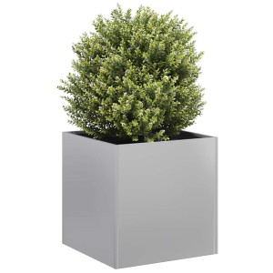 vidaXL Plantenbak 40x40x40 cm gegalvaniseerd staal