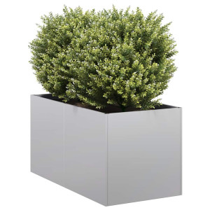 vidaXL Plantenbak 40x80x40 cm gegalvaniseerd staal