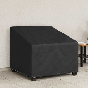 vidaXL Tuinstoelhoes Zwart 90 x 90 x 50 / 75 cm 600D Oxford Stof