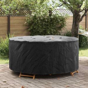 vidaXL Meubelhoes Zwart 200 x 200 x 105 cm 210D Oxford Stof