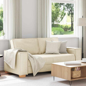 vidaXL 2-zitsbank Linnen 140 cm
