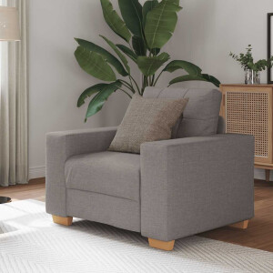 vidaXL Sofastoel Taupe 60 cm Stof