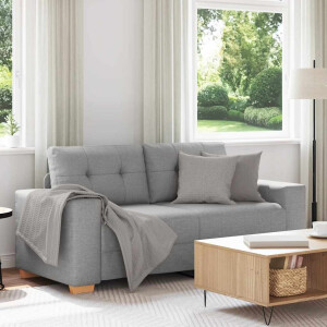 vidaXL Loveseat Bank Wolkengrijs 140 cm Stof