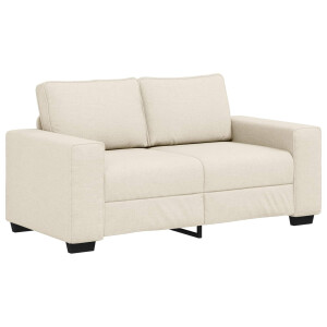 vidaXL 2-Zits Sofa Beige 160 cm Linnen-mix stof