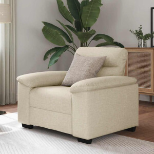 vidaXL Bankstoel 60 cm Linnen