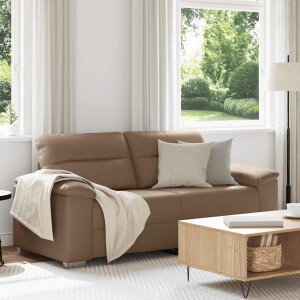 vidaXL 2-zitsbank Cappuccino 180x81x84 cm kunstleer