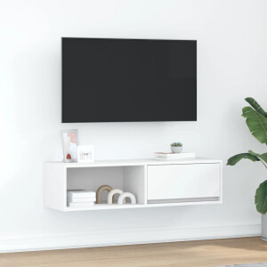 vidaXL Tv-meubel 100x31x25,5 cm bewerkt hout wit