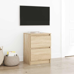 vidaXL Tv-meubel 40x35x54 cm spaanplaat sonoma eikenkleurig