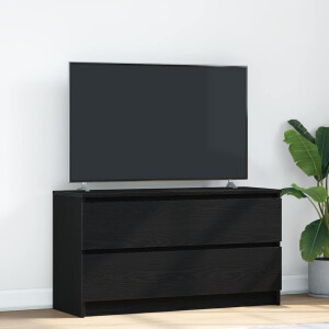 vidaXL Tv-meubel 100x35x54 cm bewerkt hout zwart