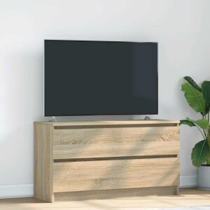 vidaXL Tv-meubel 100x35x54 cm bewerkt hout sonoma eikenkleurig