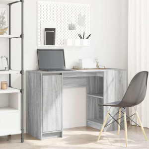 vidaXL Bureau 120x42x76 cm spaanplaat grijs sonoma